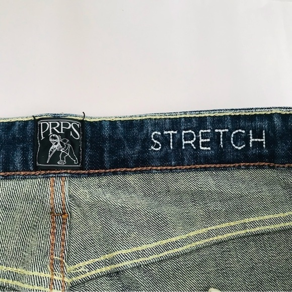 New! Prps Cayenne Pharoah Japanese Denim Indigo Distressed Skinny Jeans - Picture 12 of 14